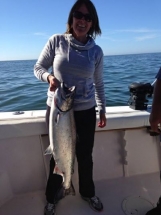 Salmon Fishing South Bank off Ucluelet with Hot Pursuit Charters