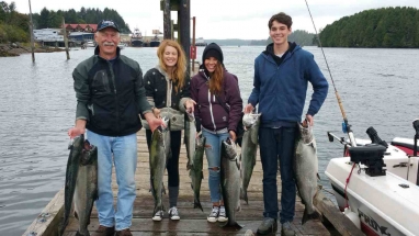 Hot Pursuit charters fishing Ucluelet BC
