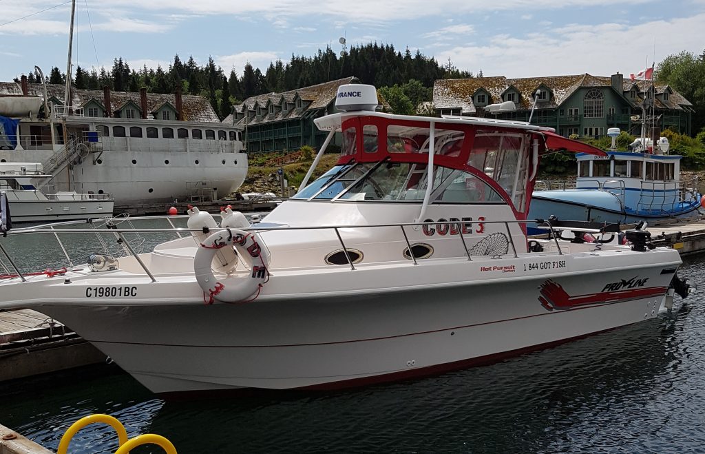 Code 3 Hot Pursuit Charters Ucluelet 2016