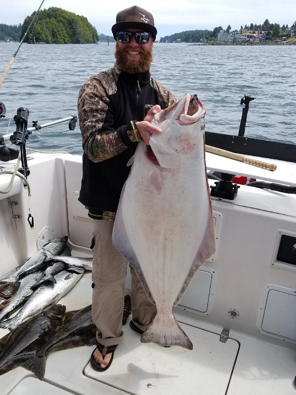 Trophy Salmon and Halibut Fishing Photos Ucluelet, BC, Canada