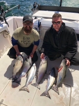 Salmon charter-guided fishing bc