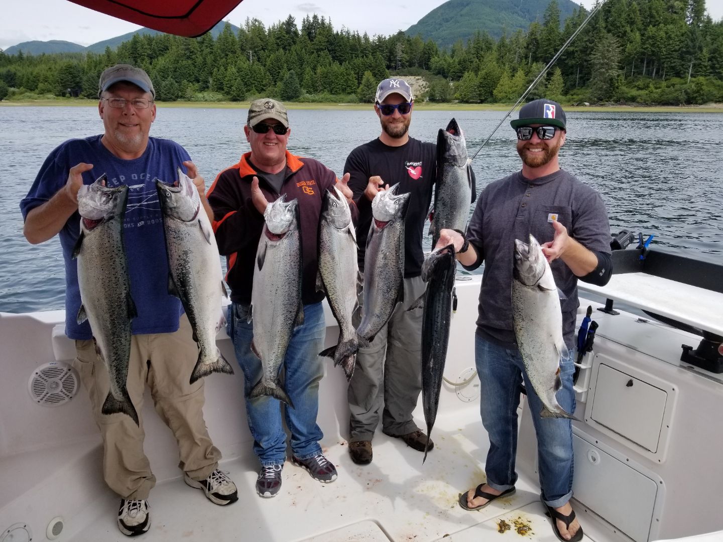 Trophy Salmon and Halibut Fishing Photos Ucluelet, BC, Canada